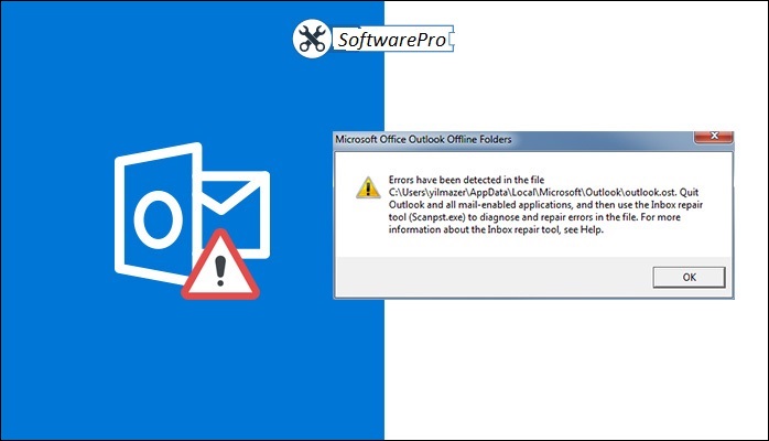 fix ost file error in Outlook