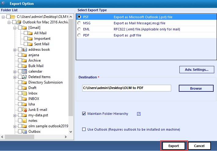 add ics to outlook mac