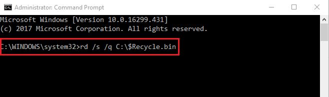 deleted file not in recycle bin