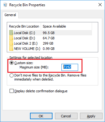 recycle bin