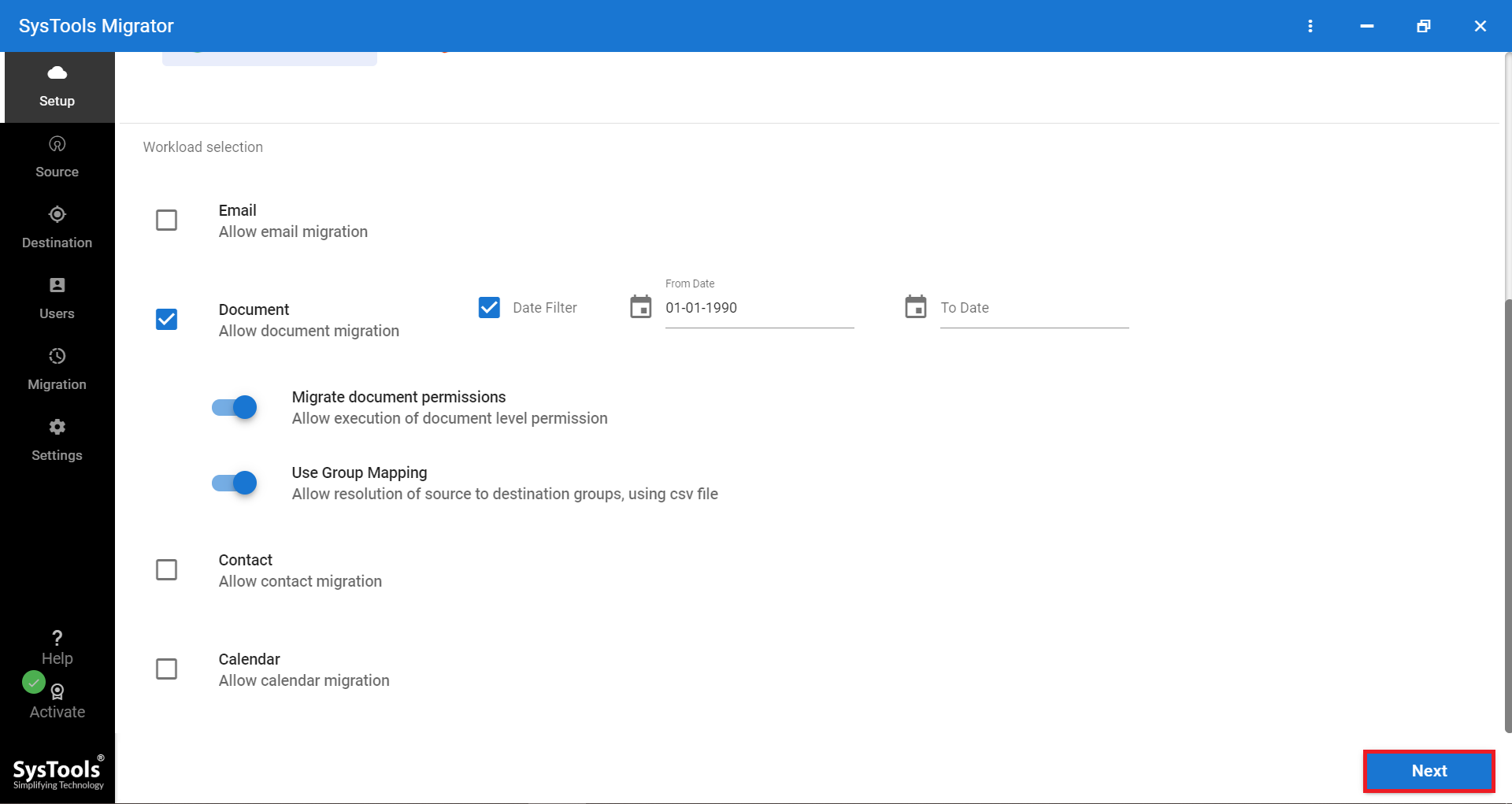 migrate google drive to another account