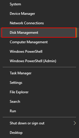 disk not showing