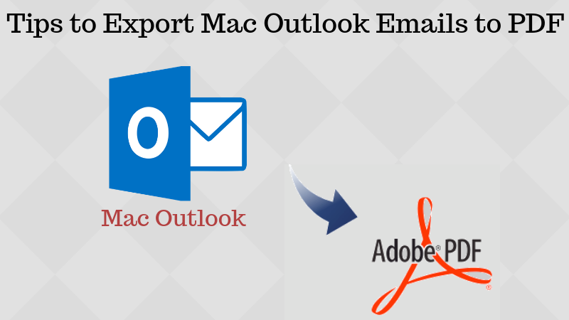 Mac Outlook Emails to PDF