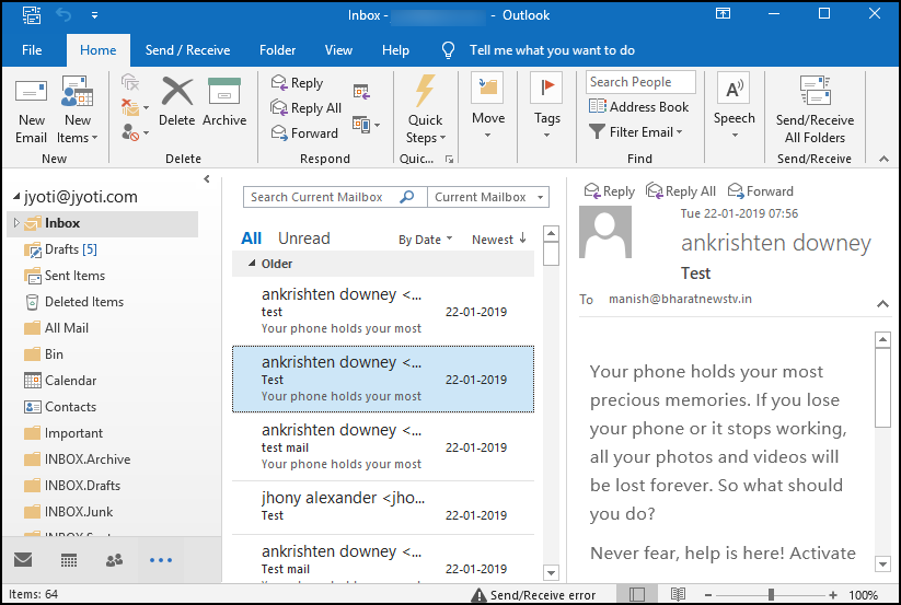 save email as pdf outlook 2016
