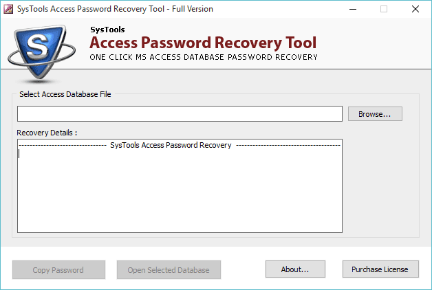 Recover Password From Access Database