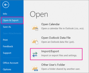 open ost file in outlook 2019