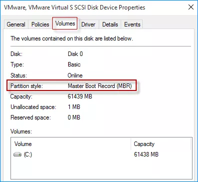 how to check if your partition is mbr or gpt