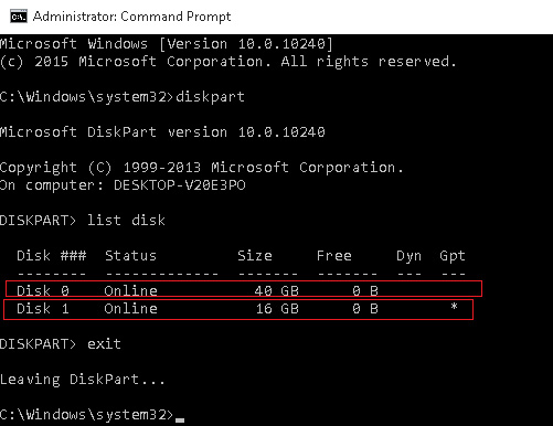 how to know if my partition is gpt or mbr