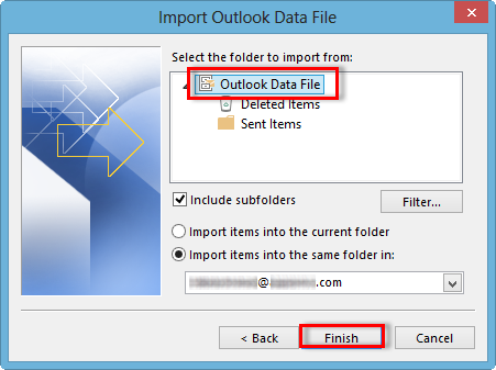 apple mail in outlook 2013