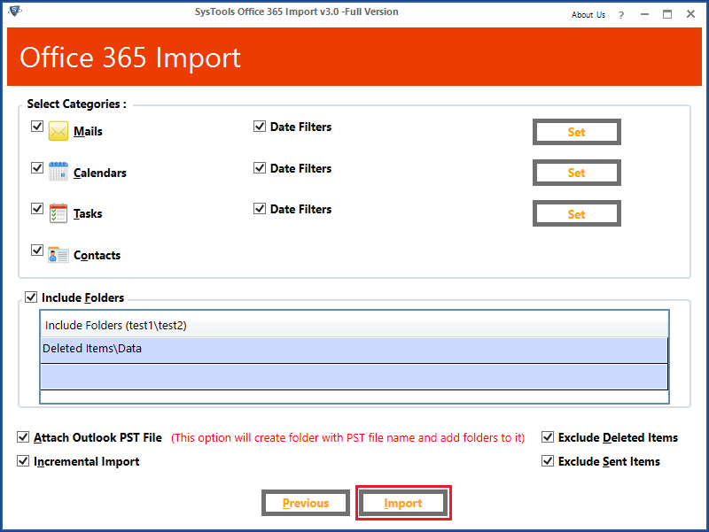 outlook pst to office 365