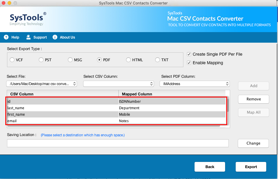 how to change csv to pdf on mac 