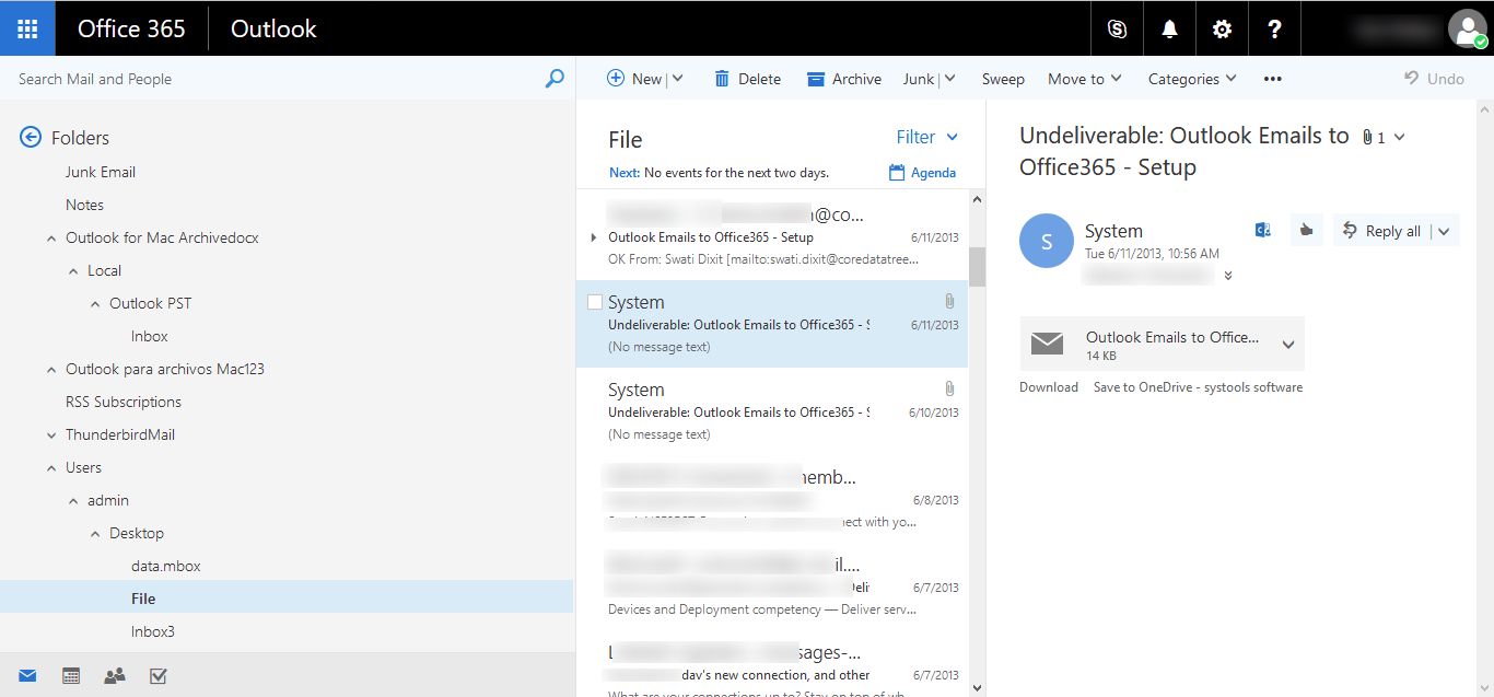 export email from Gmail to Office 365