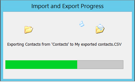export Outlook contacts to PDF