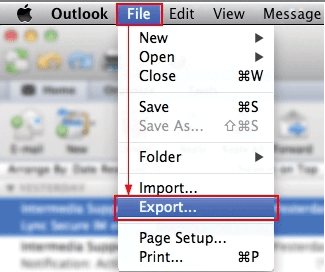 export outlook contacts to icloud mac