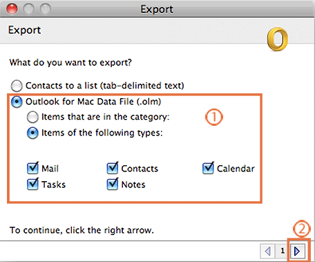 exporting outlook contacts to apple icloud