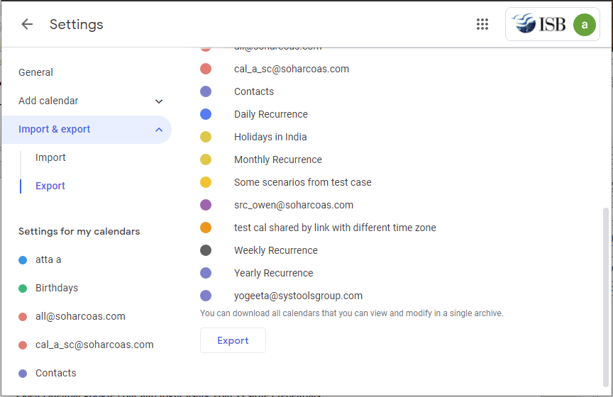 How to Export G Suite Calendar to Outlook Fixed