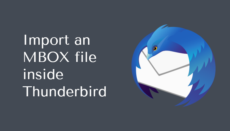 import mbox to thunderbird