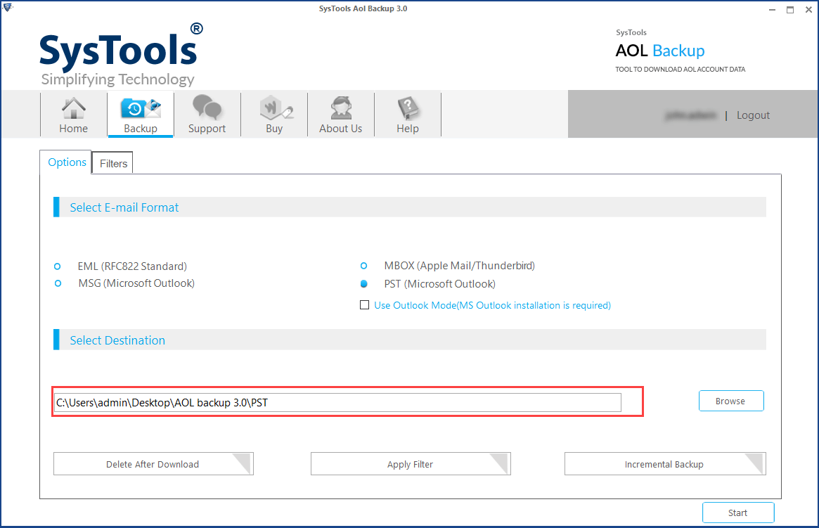 aol mail not working on outlook 2021