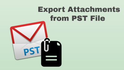extract attachments from pst file