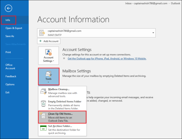 How To Reduce The Size Of Your Pst File In Microsoft Outlook | Techrepublic