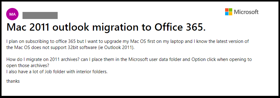 import outlook 2011 to office 365 mac
