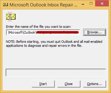 recover outlook pst folders