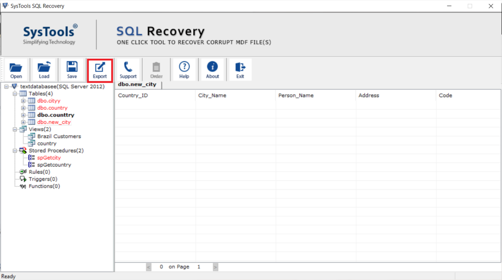 recover deleted database objects