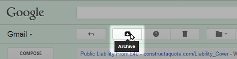 how to archive all mail in gmail