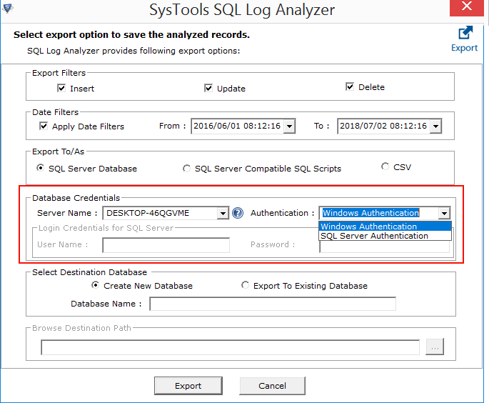 view sql transaction log