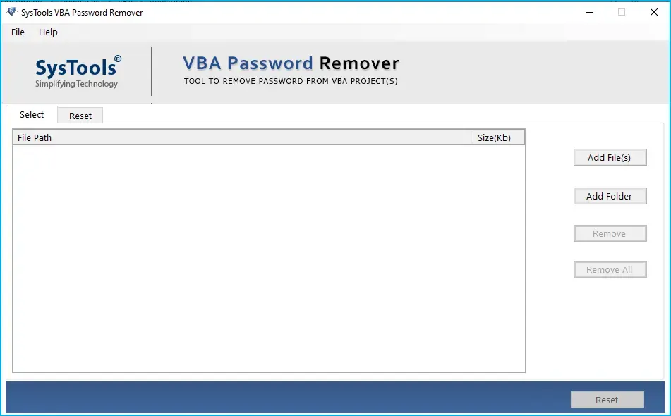 VBA Password Remover