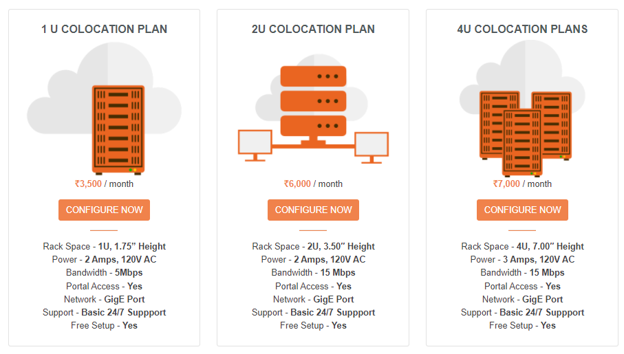 Colocation web hosting services