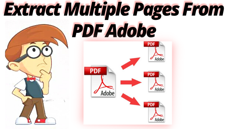 extract multiple pages from pdf into one file