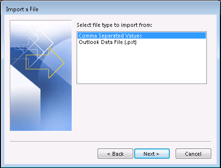 csv file