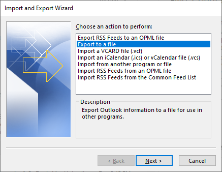 export all email addresses from outlook to excel