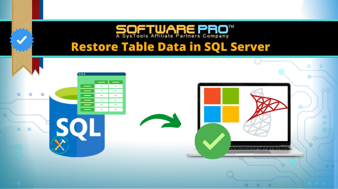 Restore Table Data in SQL Server