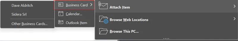 export outlook contacts to VCF
