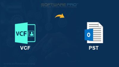 import vcf to pst file