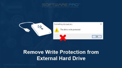 remove write protection from external hard drive