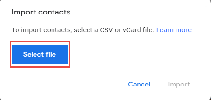select file