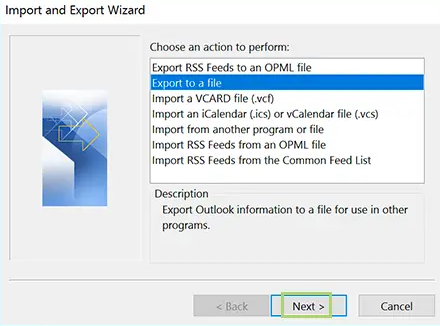  transfer Outlook contacts to Yahoo Mail