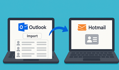 import Outlook contacts to Hotmail
