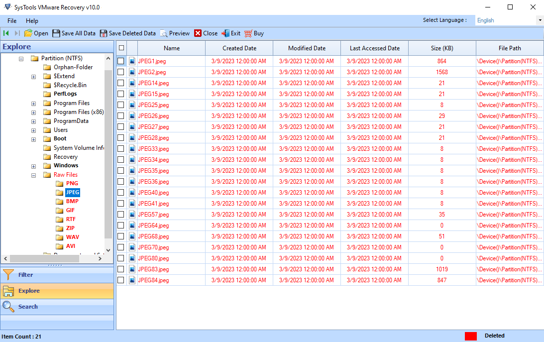 steps to recover corrupt VMDK file