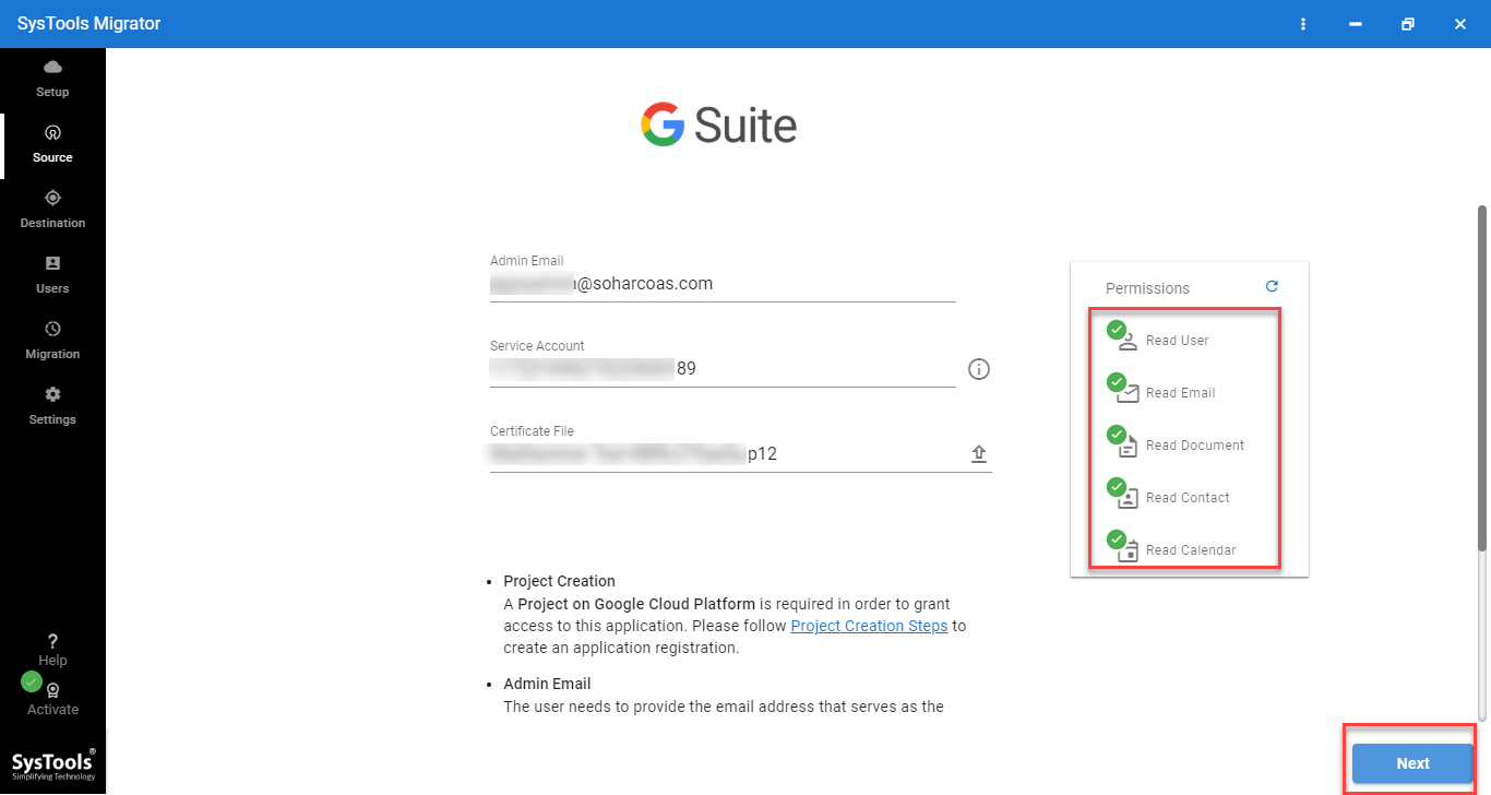 migrate complete data