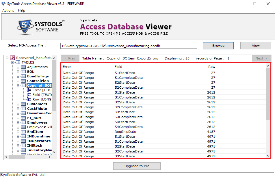 Read MDB File without Exchange