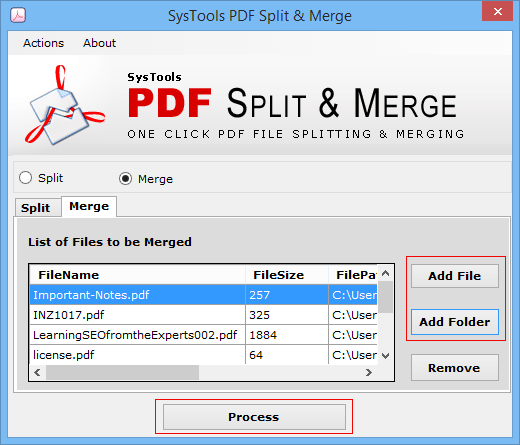 How to use VeryPDF PDF Split-Merge