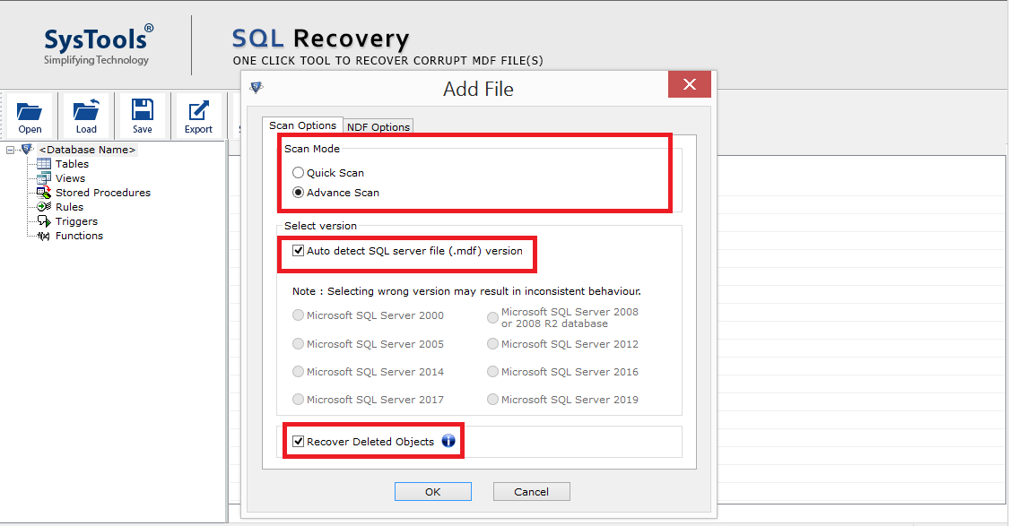 repair SQL database