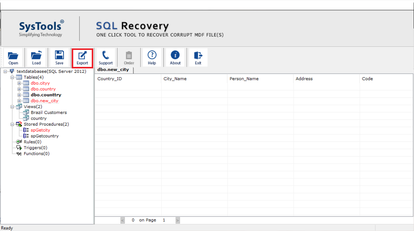 recover deleted data