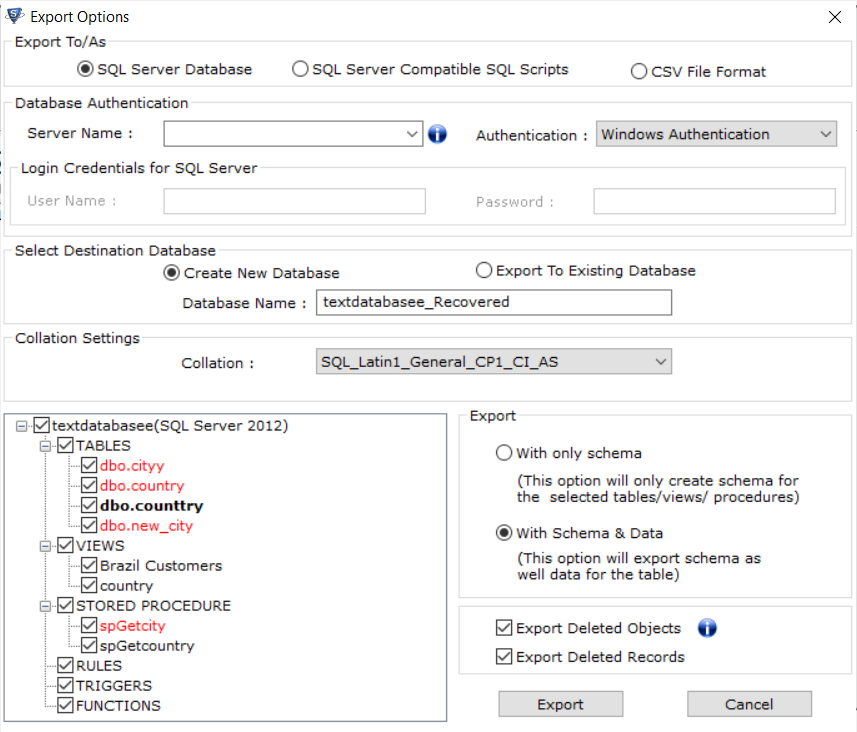 best SQL recovery