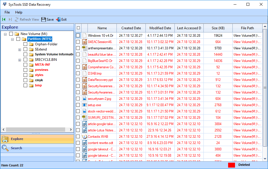 What Happens When You Delete Data from an SSD? 3 display all the recovered folders