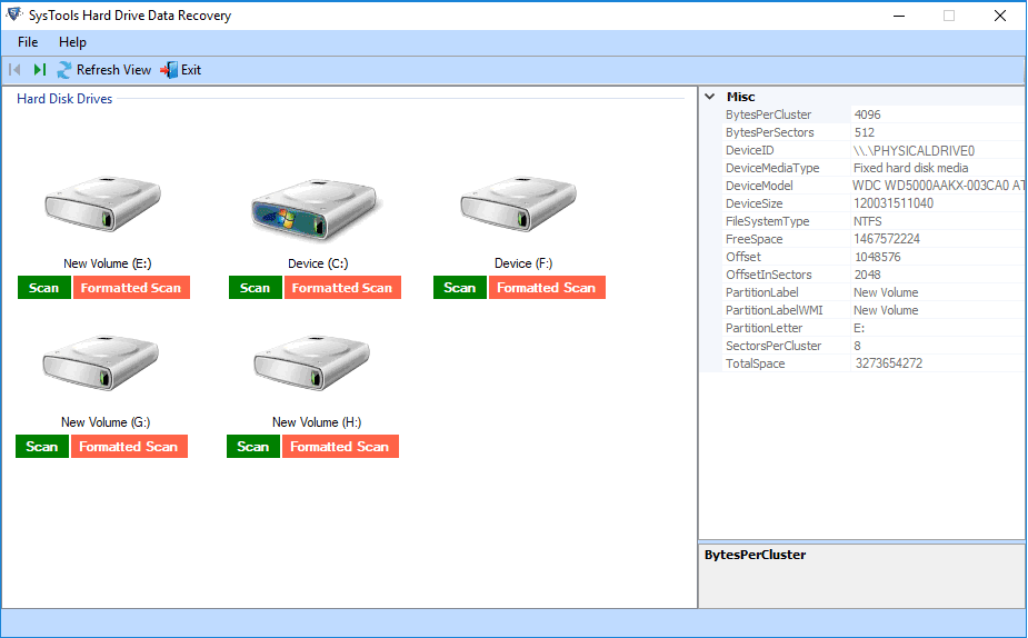 recover deleted PST free